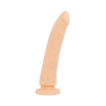 Ρεαλιστικό dildo σιλικόνης DELTACLUB® 20cm από ιατρική σιλικόνη, υποαλλεργικό και ασφαλές για το σώμα.
