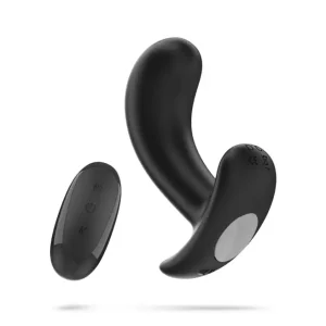 CHANDLER μαύρο δονητικό anal plug INTENSE με χειριστήριο