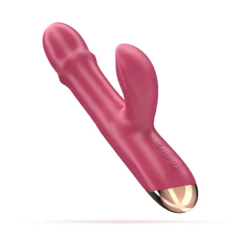 INTENSE CHLOE 3-in-1 δονητής με δόνηση, αναρρόφηση και άμεση διέγερση από απαλή σιλικόνη.