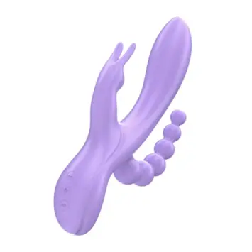 KooKoo 21 INTENSE MIKO triple vibrator rabbit με κολπική, κλειτοριδική και πρωκτική διέγερση, 7 ανεξάρτητες λειτουργίες δόνησης, medical-grade σιλικόνη, αδιάβροχο IPX7 και USB επαναφόρτιση