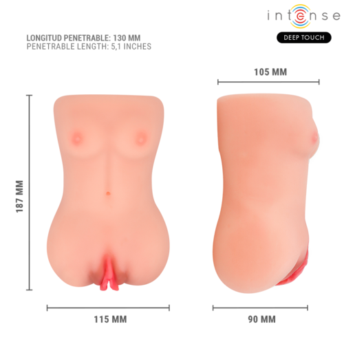 Intense Deep Touch - Ρεαλιστικός αυνανιστής CATHERINE με δόνηση και ήχο 7 Intense Deep Touch - Ρεαλιστικός αυνανιστής CATHERINE με δόνηση και ήχο - Image 7