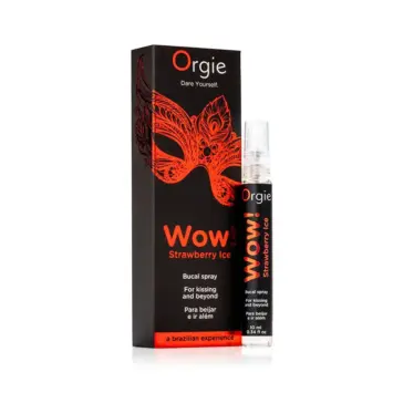 Σπρέι στόματος Wow Strawberry Ice με παγωμένη αίσθηση, μενθόλη, ευκάλυπτο και γεύση φράουλας