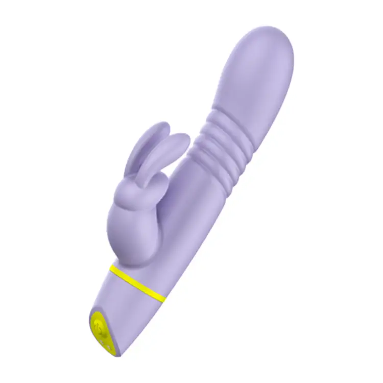 Intense - Rabbit δονητής διεγέρτης HELEN με ώθηση Λιλά 1 INTENSE Helen rabbit stimulator με thrusting κίνηση και 5 λειτουργίες δόνησης, ultra-soft σιλικόνη και ABS, body-safe, water-resistant, μαγνητική επαναφόρτιση, 180 mm