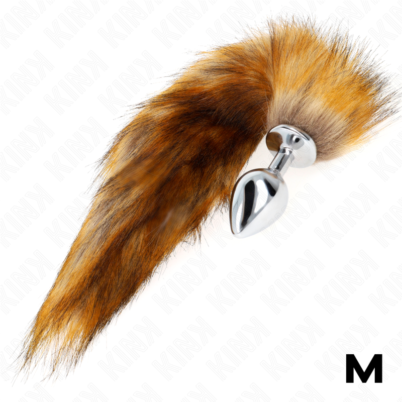 KINK - Πρωκτική σφήνα με ουρά Καφέ Medium 3 KINK - Πρωκτική σφήνα με ουρά Καφέ Medium - Image 3